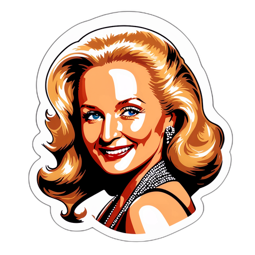 Vintage Filmplakat Klistermerke av Sally Kirkland