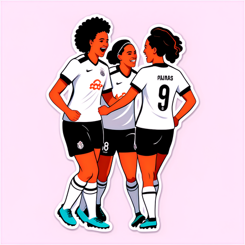 Celebrando a Vitória: A Emoção do Futebol Feminino