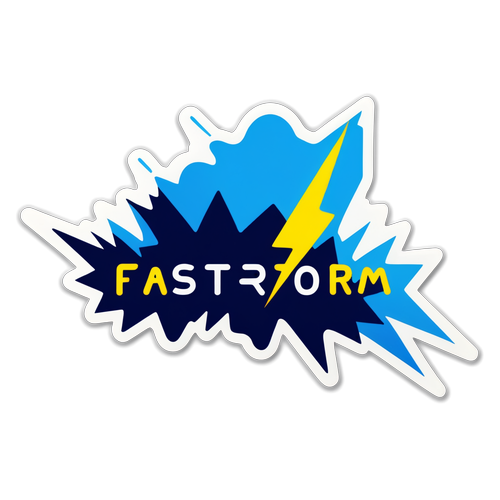 Minimalistisk klistremerke for Fastpris strøm