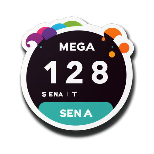 Emoção da Mega-Sena em Estilo Minimalista