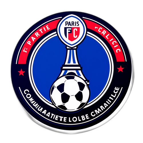 Stickers z motywem Paris FC