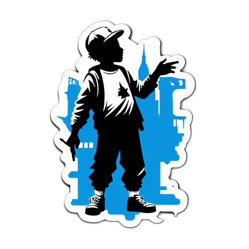 Politische Botschaft im Graffiti-Stil