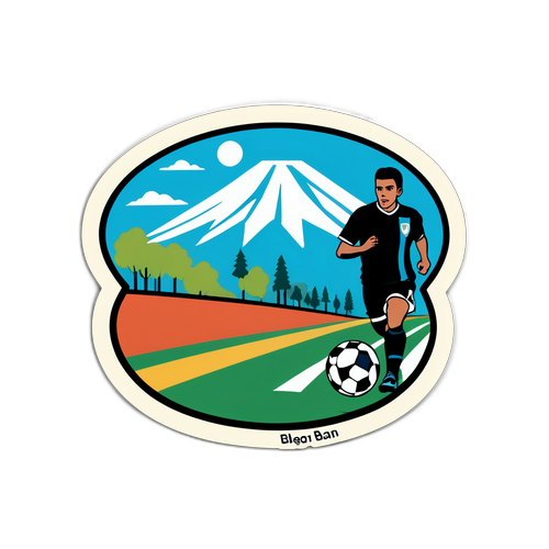 Vista Iconica de Belgrano con Elemento Deportivo