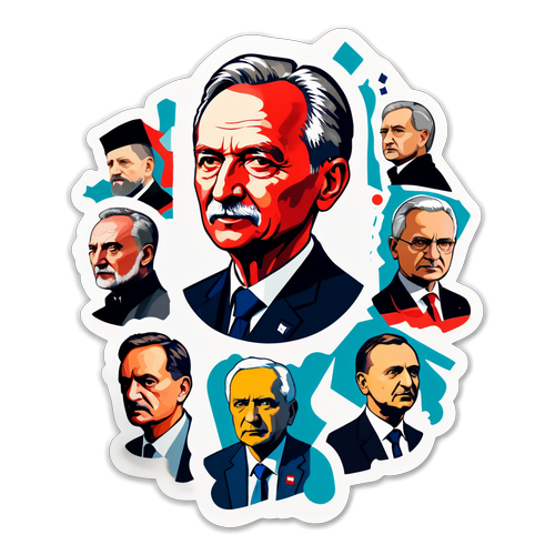Politisk Sticker til 2025 Valg