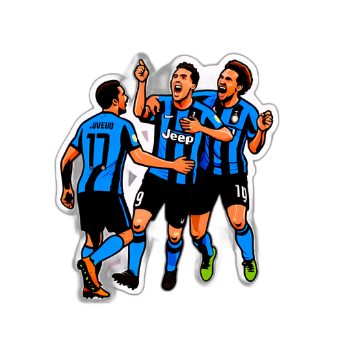 Святкування голу команди Інтер