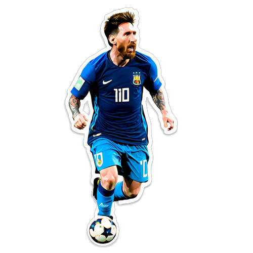 Messi în Acțiune: Autocolantul Care Va Face Fiecare Fan Fotbal să Viseze!