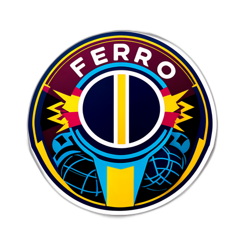 Emblema del club Ferro en contextos deportivos