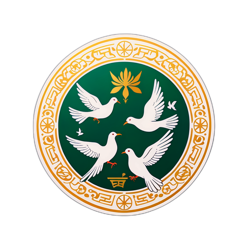 澳门回归纪念贴纸