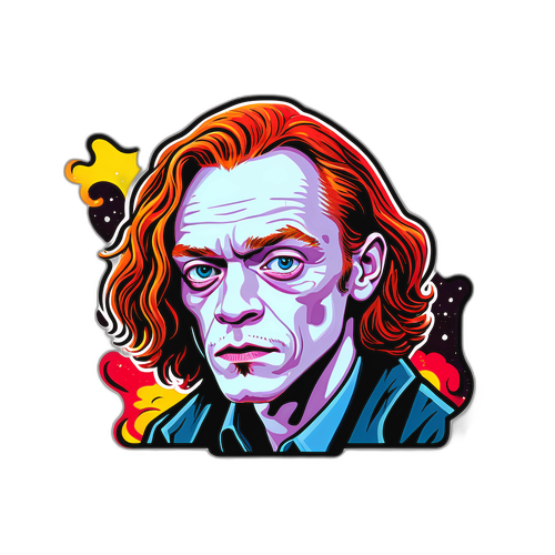 Autocollant artistique par Caleb Landry Jones