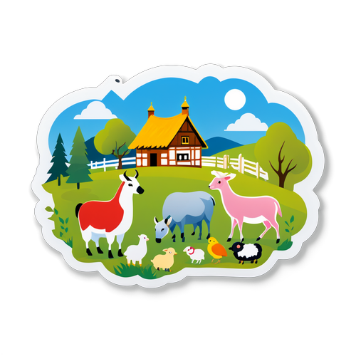 Peisaj pastoral din județul Botoșani