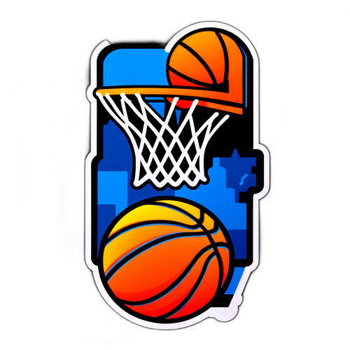 Sticker da Atmosfera de um Jogo da NBA