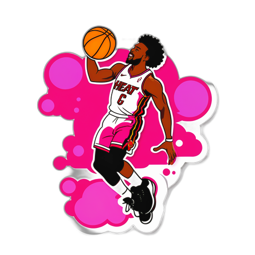 Adesivo Vibrante do Miami Heat