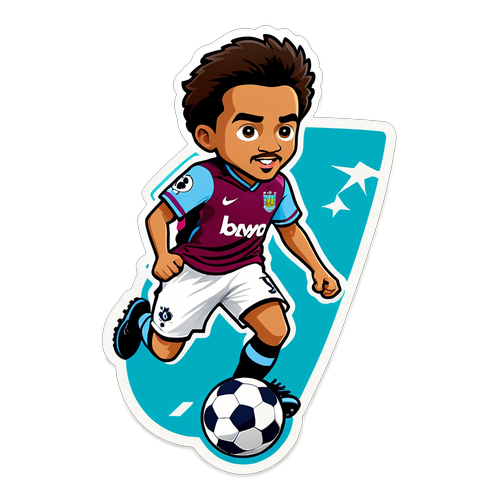 Sticker Aston Villa vs Tottenham