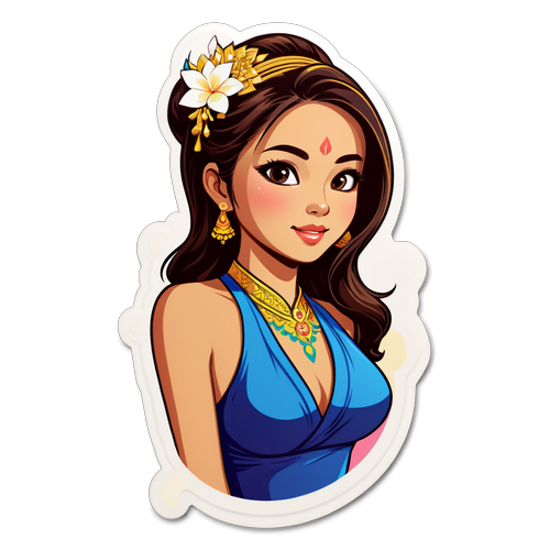 Elegant Thai Beauty Sticker