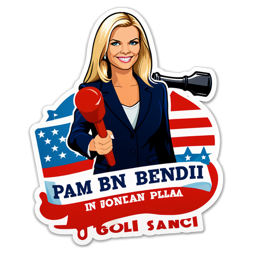 Bold Sticker for Pam Bondi