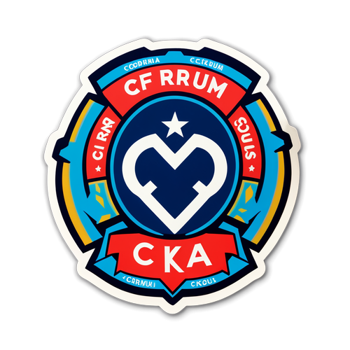 Çorum FK Stadyum Amblemi Sticker Tasarımı