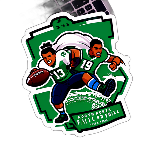 North Texas vs. Rice Football Showdown Sticker