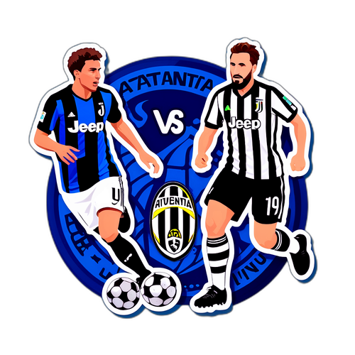 Atalanta vs Juventus Sticker