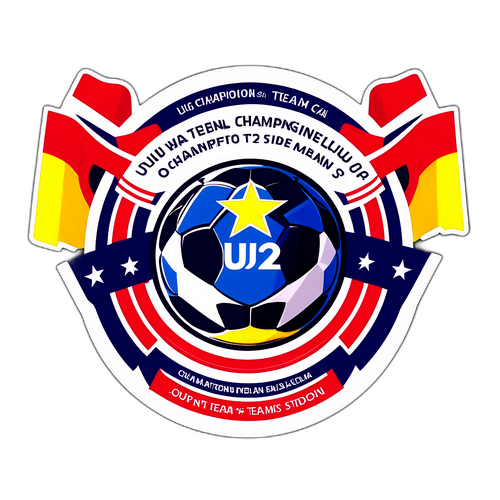 支持U23国家足球队贴纸