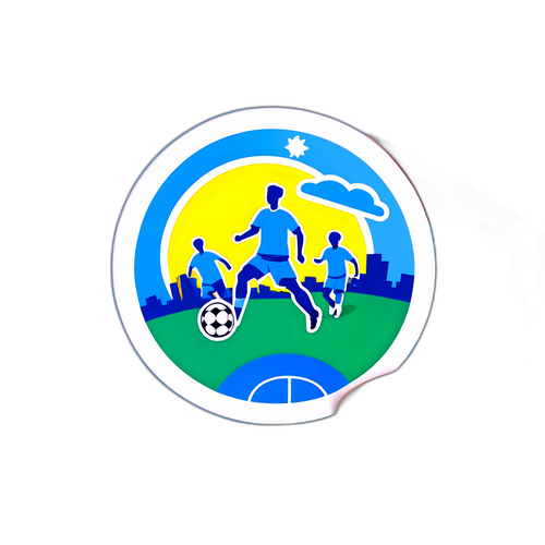 광주 맑은 날 축구 스티커