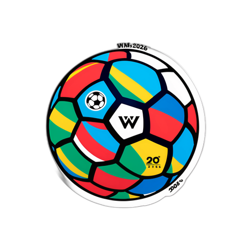 Adesivo Calcio WM 2026