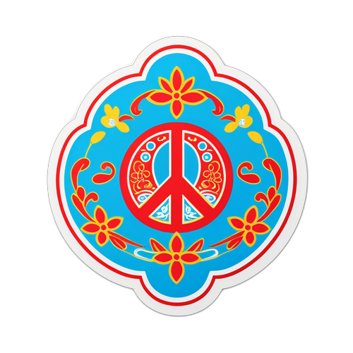 Simbolul păcii cu detalii tradiționale din Taiwan