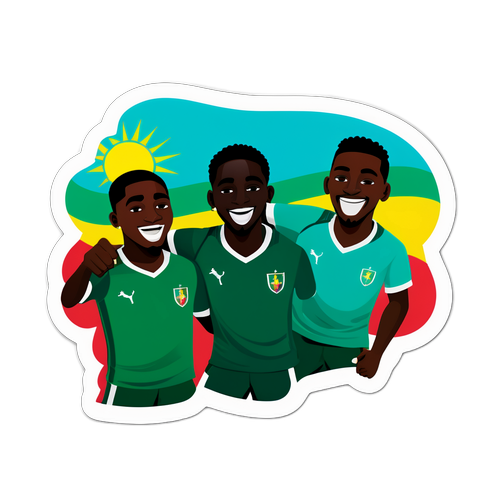 Mashabiki wa Senegal FC Wakiwa Wanasherehekea