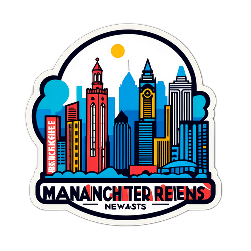 Bold klistremerke for Manchester Evening News