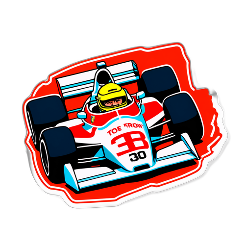 Fragment toru wyścigowego z Jamesem Huntem na czołowej pozycji