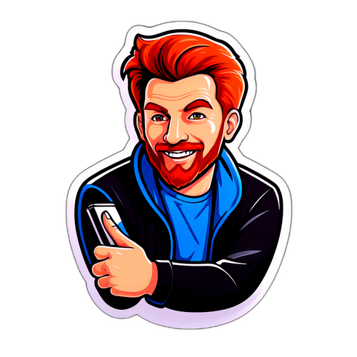 Sticker ve stylu Vojtěcha Kačeny