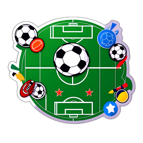 Futbol Alanı ve Spor Sembolleri