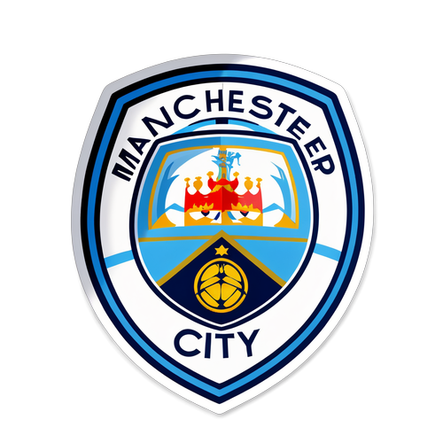 Incrível! O Adesivo Minimalista do Manchester City que Todos Estão Comentando!