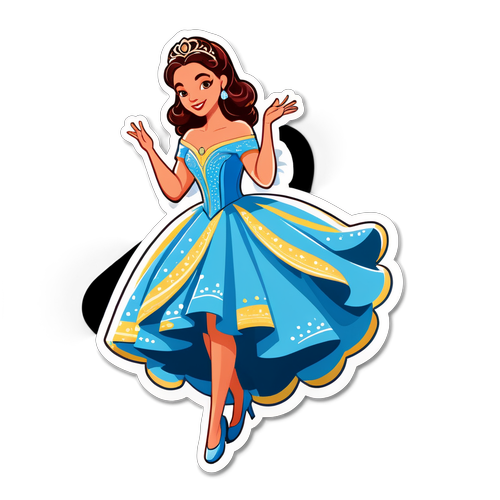 女優としての表現を示すイラスト