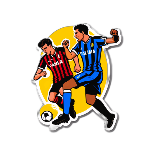 Sticker Grafis Pemain Parma dan Milan