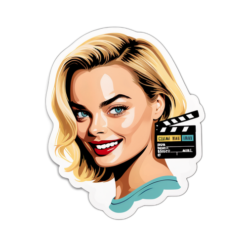 Modern filmälskare klistermärke