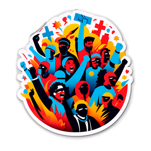 Biểu tượng mạnh mẽ về cảnh bạo loạn