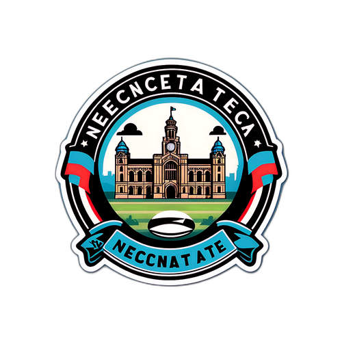 नॉस्टाल्जिक न्यूकैसल स्टिकर