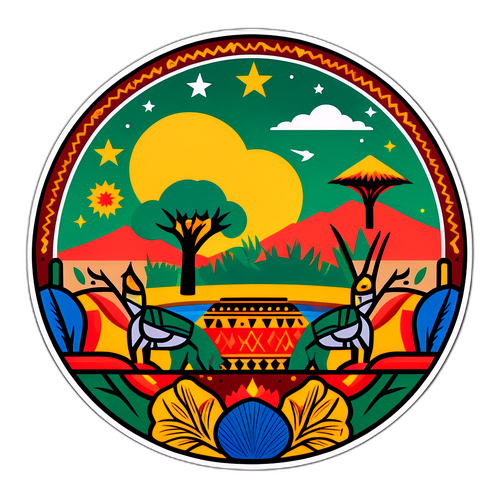 Adesivo Culturale del Burkina Faso