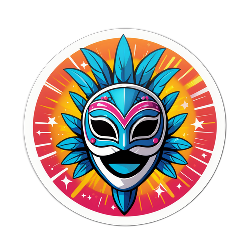 Sticker voor de Masked Singer