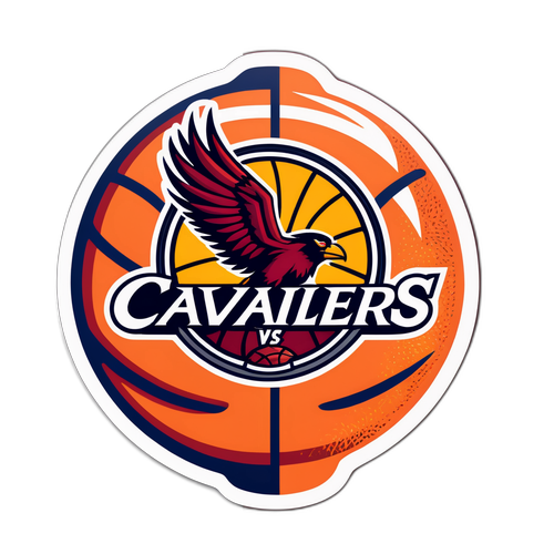 Kapana-panabik na Sticker ng Basketball ng Cavaliers vs Raptors