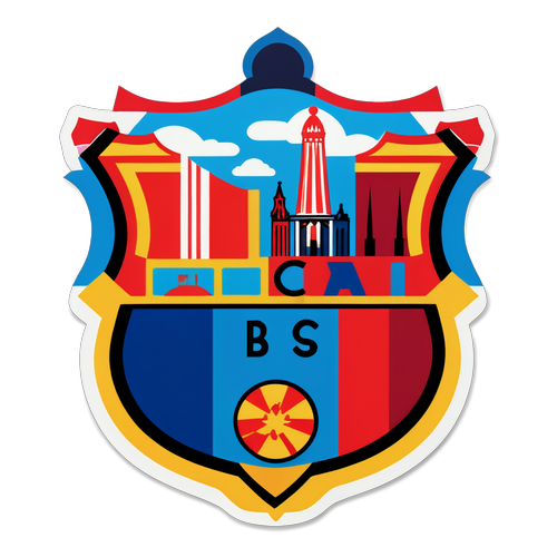 Tyylikäs logo Barcelonaa varten