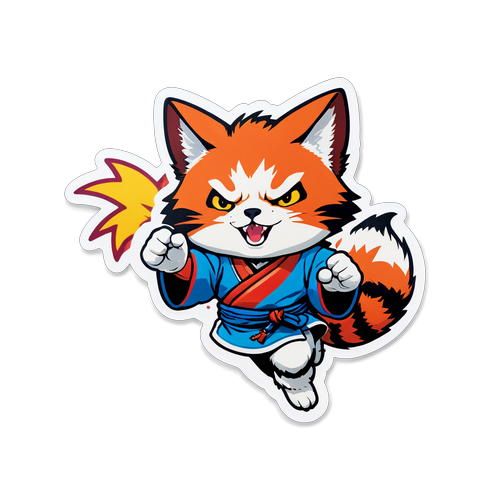 キンタロウの明るくて元気なステッカー