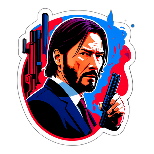 John Wick Akciós Matrica