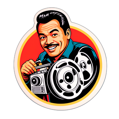 Retro Sticker ni Ricky Davao