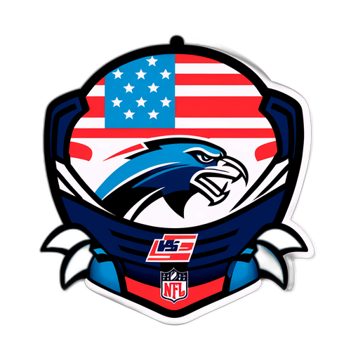 NFL美式足球風格設計貼紙
