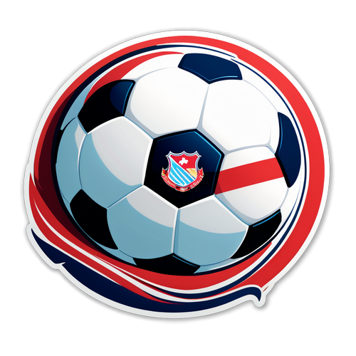 Hatayspor Amblemi ile Futbol Topu Sticker Tasarımı