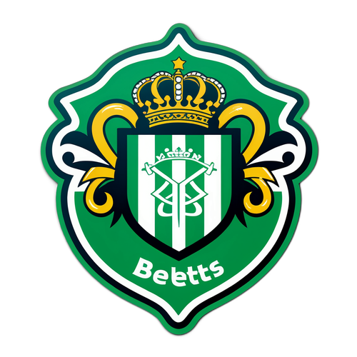 Логотип "Реал Бетіс" з елементами графіті та стріт-арту для молодих фанатів