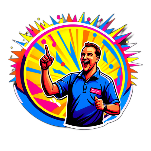 A darts bajnokság hangulata