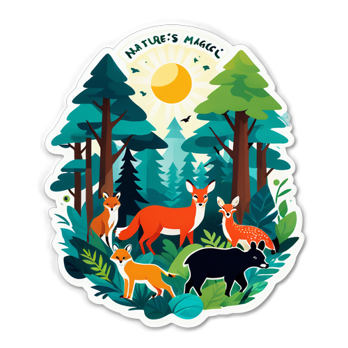 Desain Stiker Terinspirasi Alam: 'Sihir Alam Menanti!'