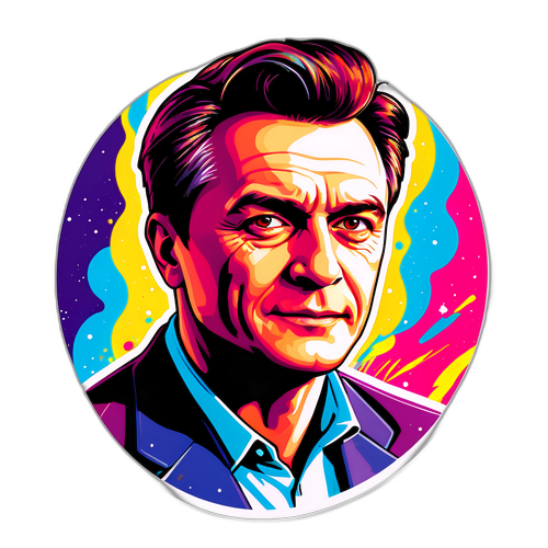 Nálepka s Vojtou Kotekem